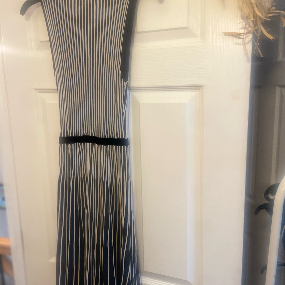 Anne Klein Monochrome Striped Top